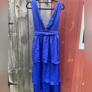 Blue LuLu’s tiered formal dress